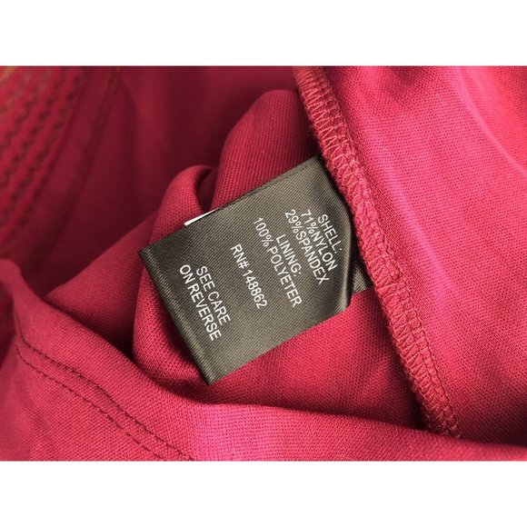 Torrid Womens Plus Size 3 Dark Pink Pleated Skater A-Line Skirt - Picture 5 of 6